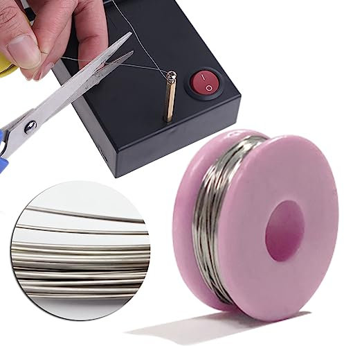 BHFYOB Heizmaschinendraht, Widerstandsdraht, Öfen, Heizungsdraht, Cr20Ni80, hitzebeständiger Draht, 10 m, 0,25 mm Durchmesser