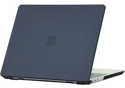 DayQiQiPu Case for Microsoft Surface Laptop Go 3 / Go 2 / Go 1( Model 2013/1943, 2023/2022/2020 Release)12.4 Inch Protective Hard Shell Case,Matte Black