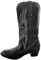 Stivali da cowboy occidentali per le donne vestibilità ampia punta tacco basso stivaletti ricamo cucito metà polpaccio stivali slip on stivali corti leggeri pull on stivali da cowgirl casual stivali