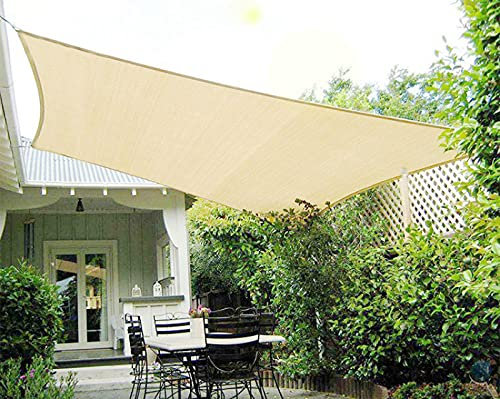 Garten-Sonnensegel, 6 x 8 m, 85 % Netz, wetterfest, für Sonnenraum, Teich, Carport, schützt Tomaten und Pflanzen vor schädlichen UV-Strahlen