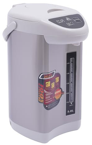 Thermopot Wasserkocher 4L,Thermoskanne mit heißem Wasser 10 Minuten schnelles Erhitzen Heißwasserspender Heißer Trinkwasserkessel Honigwasser brauen Mini-Wasserspender für Haus, Büro (Grau)