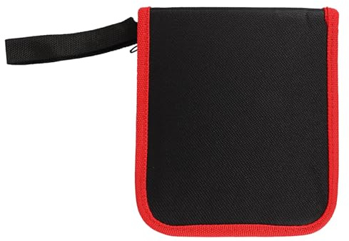 MOBUTOFU Drill Bit Storage Bag 30 Storage Slots Canvas Tool Pouch Large Capacity Easy to Carry for Crafts DIY