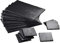 MALACASA, Serie Nature.Slate, 16-teilig Set Schieferplatte Schieferplatten in 2 Größe Schiefer Untersetzer Käse Platte Schieferuntersetzer Buffetplatte 12/10 * 10 * 0,5cm & 4/30 * 20 * 0,5cm
