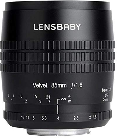 Lensbaby - Velvet 85 - für Sony E - Weich und samtig - Perfekt für Makro und Porträts - Glüheffekt