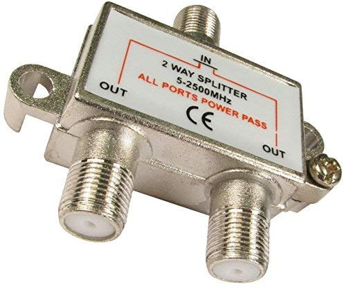 SSL Satellites Multi Way Cable TV Splitter (2 Way)