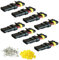 CESFONJER Auto Impermeabile Connettore, Elettrico Connettore Kit, Connettore Isolato e Sigillato, per motorino del Motociclo Auto Truck Marine MA478 (8 Kits 4 Pin)