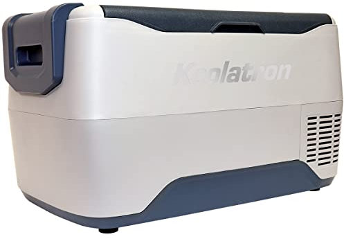 Koolatron Fridge Freezer Electric Cool Box 30L Cooler Box Portable 12v Camping Car Fridge Refrigerator For Campervan Perfect for Road Trips Picnics Travel Compressor Cooling, Range -22 to 10°C Grey