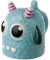 Puckator Monstarz Monster Blue Upside Down Ceramic Shaped Tea Coffee Mug - Funny Home Accessories - Cute Gifts for Girlfriend - Large Mugs for Men Women Hot Drinks - Cups Presents - Secret Santa Gift
