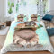Faultierzweig Bettwäsche-Set Nettes schönes Faultier Bettwäsche Set 135x200cm Baum Tier Thema Betten Set für Kinder Jungen Mädchen Teenager 2St.Bettbezug