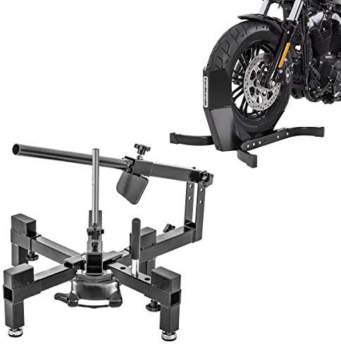 Set MW4 Reifenmontiergerät + Wippe für Chopper/Custombike CB37149