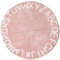 Nobranded ABC Baby Teppich Alphabet Krabbeln Spielen Matte Warme Weiche Pädagogisches Nicht-Slip Spielzimmer Kindergarten Teppich Spielzeit Kreis Boden Bereich - Rosa 120cm