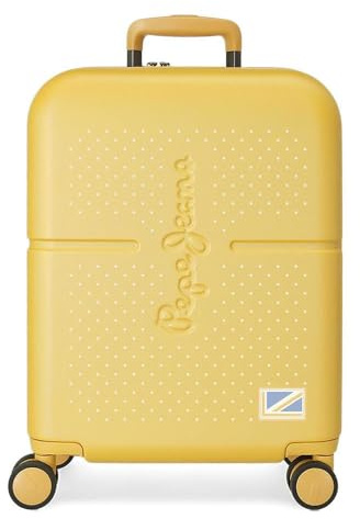 Pepe Jeans Laila Valigia da Cabina, 40 x 55 x 20 cm, giallo, 40x55x20 cms, Valigia da cabina