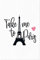 JUNIWORDS Poster, Take me to Paris, 20 x 30 cm (1007213)
