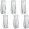 Curtain Pull Cord Pendants 6pcs Clear Plastic Tassel for Blinds Pull Cords Roman Shades Curtain Accessories