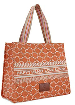 Tote Bag im Logo-Design für Stadt und Strand aus Canvas