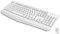 QUASIO Teclado inalámbrico, 2.4 G ergonómico de tamaño completo con reposamuñecas para Windows, Mac OS Laptop/PC/Desktop/Notebook (blanco)