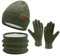 ZASFOU Damen Herren Winter Mütze Schal Touchscreen Handschuhe Set Thermo Chenille Beanie Wintermütze Loop Schal Schlauchschal Winterhandschuhe Geschenk für Männer Frauen