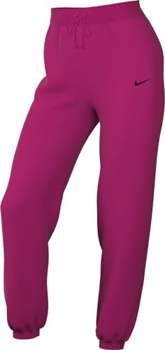 Nike DQ5887-615 Sportswear Phoenix Fleece Maglia Lunga Donna Playful Pink/Nero Taglia XL