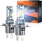 SEALIGHT H4 Bulbs, Ampoules 9003/HB2 28000LM avec Ventilateur de Refroidissement 14000RPM, feu de Brouillard 9003, Plug-N-Play, Pack de 2