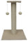 TresGatos .Poste Rascador para Gato.Rascador para Gatos Árbol rascador para Gatos Fabricado España 41 * 41 * 63cm (Beige)