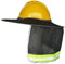 Hard Hats Sonnenschutz, Netz-Sonnenschutz mit hoher Sichtbarkeit, reflektierend, atmungsaktiv, UV-Schutz, Nackenschutz für harte Hüte
