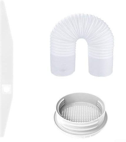 For Air Lock Sealing Cloth for Window For Air Conditioner Scalable & Flexible Vent Pipe (400cm)