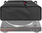 Kingshion Cubierta antipolvo para tocadiscos, funda protectora compatible con Audio-Technica AT-LP60X y AT-LP60XBT, protector de tocadiscos, a prueba de polvo y arañazos, color gris oscuro
