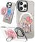 Kokaade for iPhone 16 Pro Max Case for Women Girls - Cute Kawaii Castle Design Compatible with Magsafe for Magnetic Ring Holder Stand Phone Cover Girly TPU Funda for iPhone 16 Promax