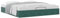 vidaXL Ottoman-Bett ohne Matratze Dunkelgrün 200x200 cm Samt, Bettrahmen, Bettgestell mit Stauraum, Polsterbett, Bettgestell, Bettrahmen mit Stauraum