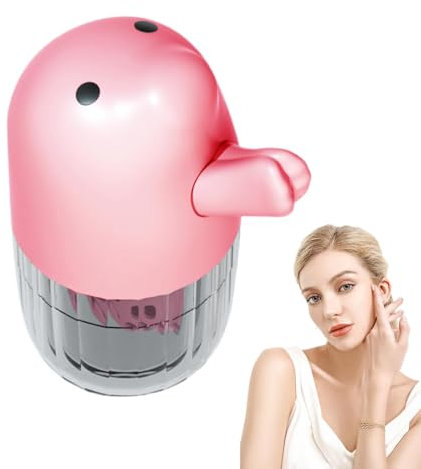 Pulitore portatile per lenti a contatto: pulitore manuale per lenti a contatto con cordino, detergente per decontaminazione lenti a contatto, scatola per lenti a contatto, utilizzato per la cura