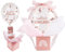 BETESSIN Geldgeschenke Einschulung Mädchen Rosa - Endlich Schulkind - DIY Überraschungsbox mit Luftballons - Geldgeschenke Verpackung zur Einschulung - Geschenkbox zum Schulanfang