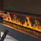 Chimenea de vapor de agua, chimenea eléctrica empotrada, con panel táctil, simulación de llama 3D, chimenea con niebla de llama ajustable, decoración de fuego falso,700mm-7colors-remotecontrol