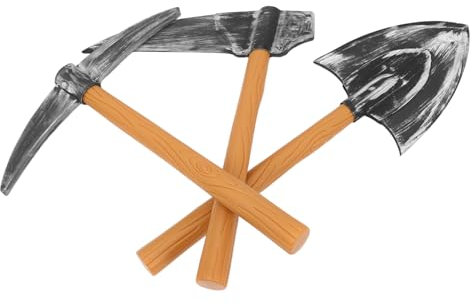 Yardwe 3pièces Fausse avec Pelle Et Faucille Accessoire De GNOME pour Scène Costumée Halloween Carnaval Et Jeux De Rôle