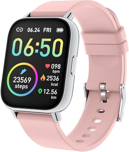Motast Smartwatch für Damen Herren HD-Touch Screen,Schrittzähler Uhr Multi Trainingsmodi