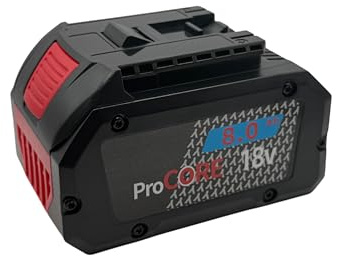 Vegtonia ProCore 18V Battery - 8.0Ah - High Performance Replacement Battery Compatible with Bosch Professional