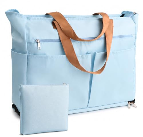 ComPDCVD Strandtasche Familie Große Strandtasche Damen mit Kühlfach | Wasserfest Beach Bag mit Reißverschluss Faltbar Badetasche mit Nassfach für Reisen Fitness Pool Einkaufen Picknick Alltag