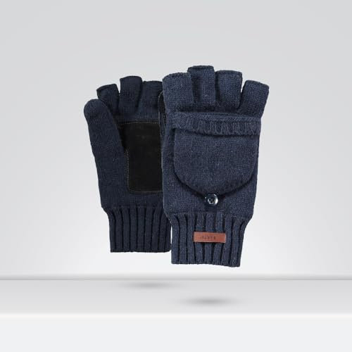 Barts Herren Haakon Bumglove Fäustlinge, Blau (NAVY 003H), X-Large (Herstellergröße: L/XL)