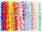 BangShou 36STK Hawaii Bunten Girlanden Hawaiikette Halskette Blumen Girlande Blumenkette Stoffblüten Hawaii Blumen Set für Kleid, Party Favors, Strand und Themenbezogenen Geburtstage