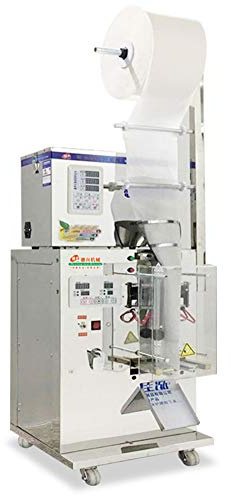 CGOLDENWALL Automatic Teabag Machine Weight Filling Packaging Machine Measuring Packaging Machine Spiral Feeding Machine Sealing Machine Granule/Powder/Herb/Tea Packing Machine (Filling Range: 1-50g)