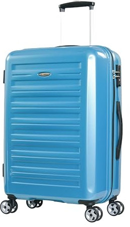 Probeetle by Eminent Koffer Voyager IX M 67cm 70L Super Leicht 4 Doppelrollen 360° Hartschalenkoffer Türkis