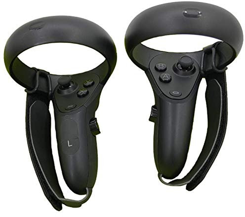 LICHIFIT 1 Paar verstellbare Knöchelriemen für Oculus Quest/Oculus Rift S Touch Controller Grip Zubehör