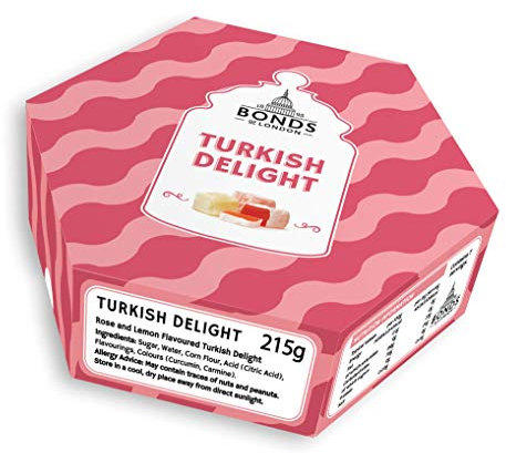 Rose and Lemon Türkish Delight Selection Box 215 g