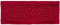styleBREAKER Damen Stirnband mit Strasssteinen und weichem Fleece-Innenfutter, Feinstrick Haarband, warmes Headband 04026003, Farbe:Bordeaux-Rot