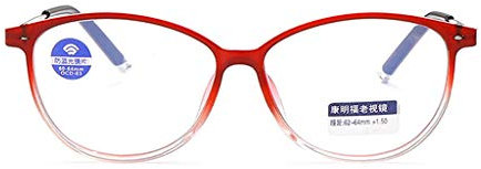 Reading Glasses Fashionable Anti-blue Light Glasses for Computer Games, TV and Mobile Phones, Multifunctional HD, Clear Vision