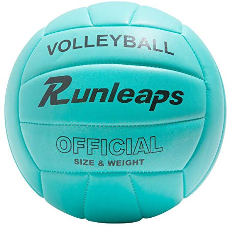 Runleaps Volleyball, Beachvolleyball Weicher Touch Volley Ball Training für Beach Outdoor Indoor Spiel, Größe 5