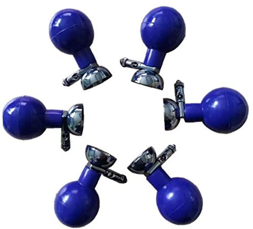 Rrunzfon Elektrode mit Saugnapf für Erwachsene, multifunktional, mit Silberchlorid-Basis, EKG-Elektrode, blau, Industriebedarf Zubehör