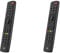 One For All URC1240 Contour Universal 4 in 1 Remote Control, Black, 2.0 cm*22.3 cm*4.4 cm & Contour TV Universal Remote Control URC1210 – Ideal replacement for all types of TVs - Black
