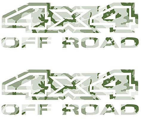 4x4 SUV Offroad Aufkleber - Shapes Kit Pack - 2 Stück - Auto Motorrad - Verschiedene Größen 15 20 25 30 cm - Made in Italy (30x10 cm, Camouflage War)