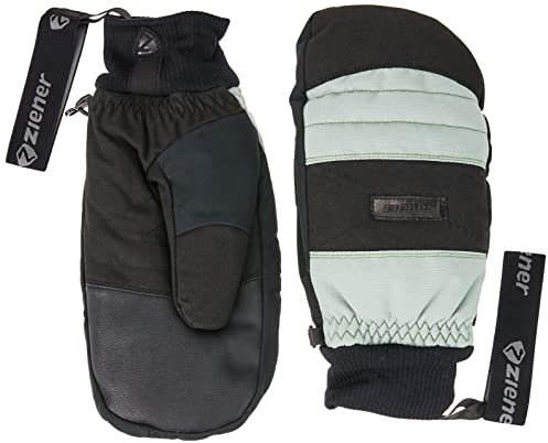 Ziener Herren GENDON Ski-Fäustling/Wintersport | atmungsaktiv, wasserdicht, trendig, Gray Seal Ripstop, 9,5