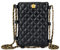 Montana West Piccola borsa a tracolla per cellulare da donna RFID che blocca il portafoglio del cellulare, *Nero, Small